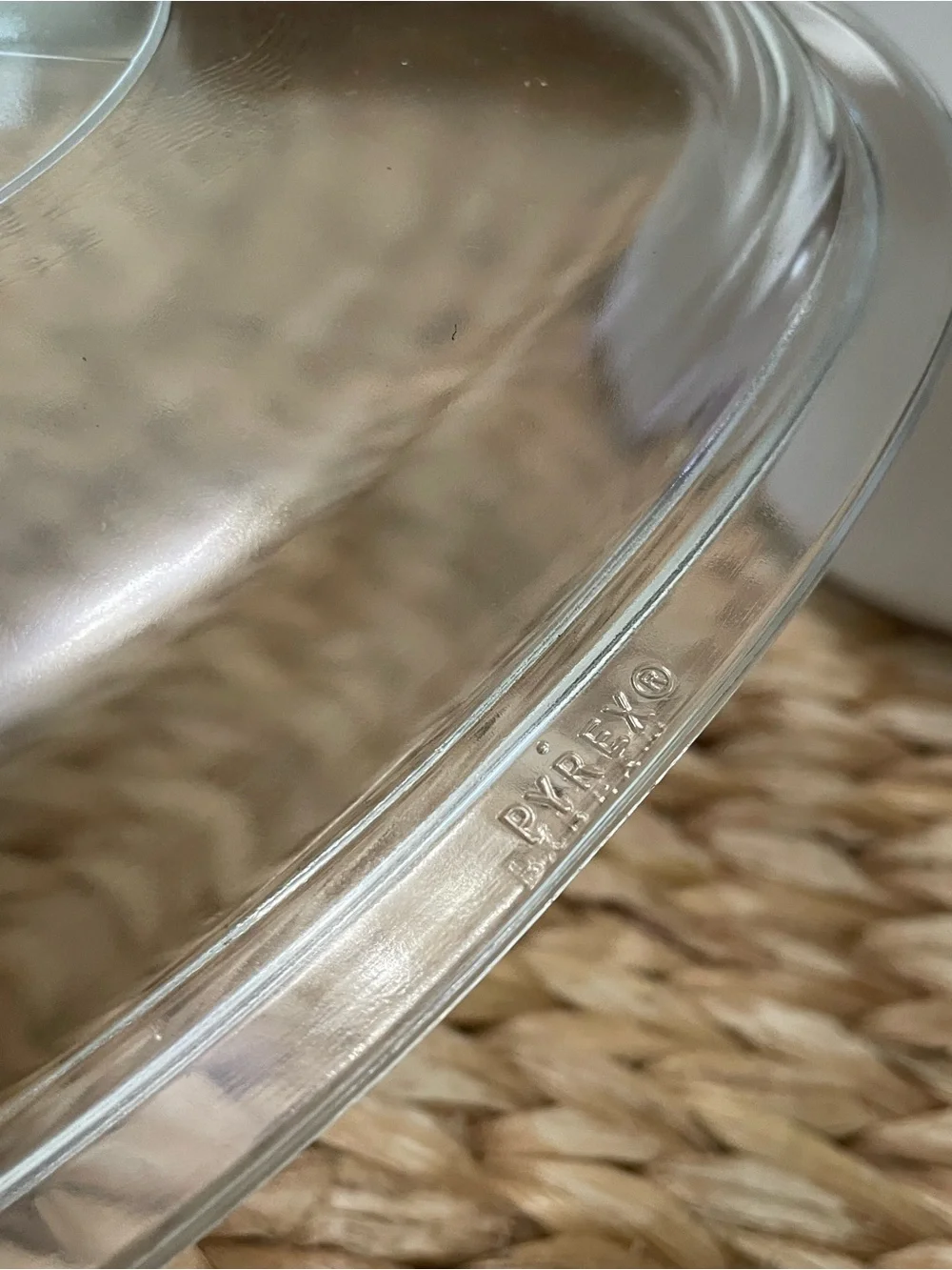 Corning Ware 2 1/2 Quart Dish with Pyrex Lid White‎ Blue